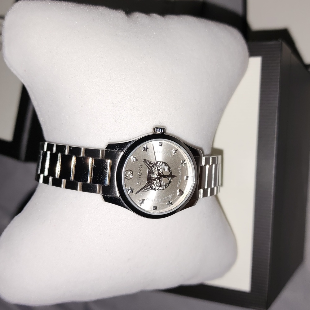 Ladies stainless steel, Gucci watch